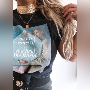 Pebby Forevee You Heal Yourself Your Heal The World shirt